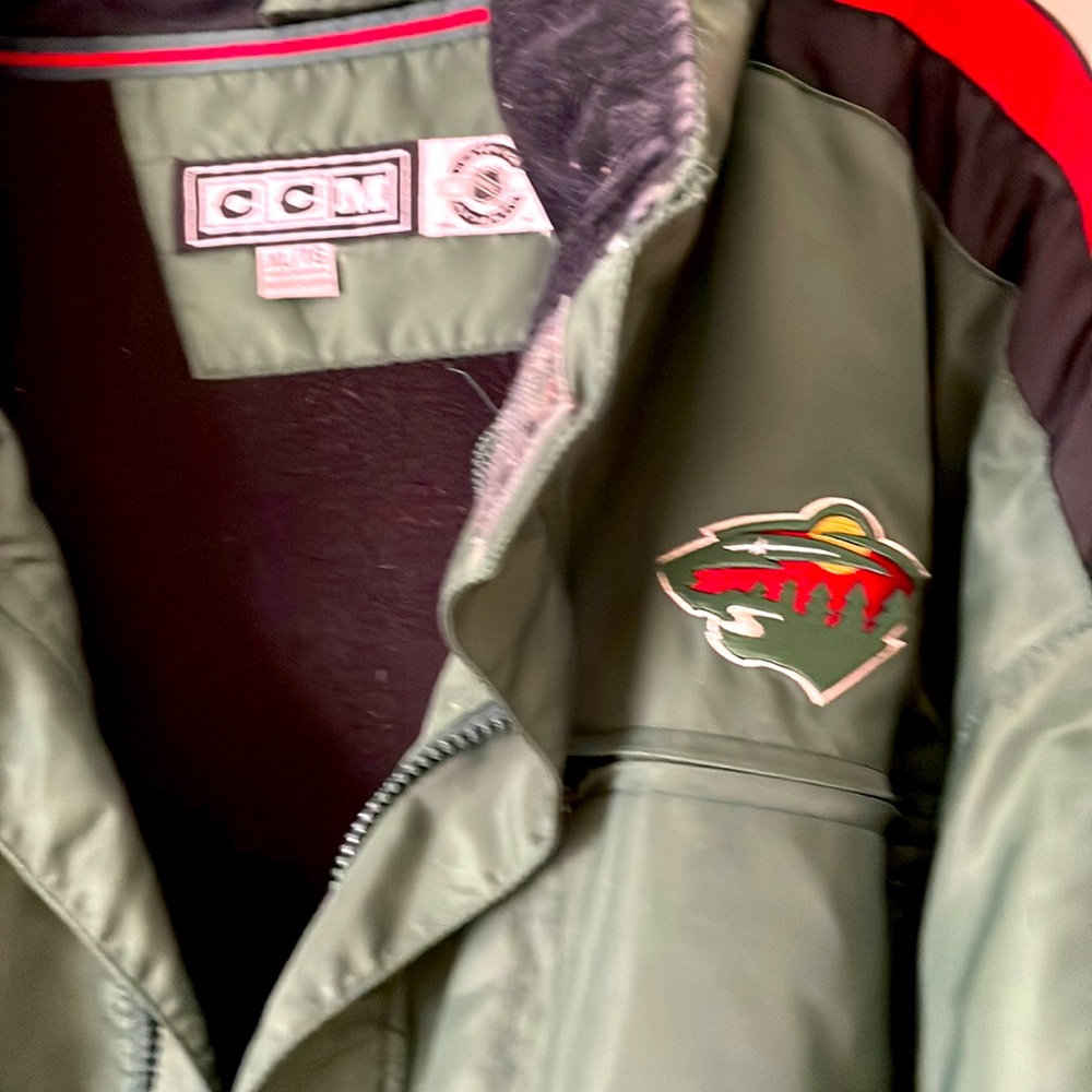 Minnesota Wild Winter Ski Jacket.  Made by CCM.